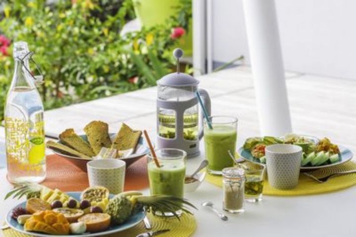 petit dejeuner Iguane House Villas & Micro Spa